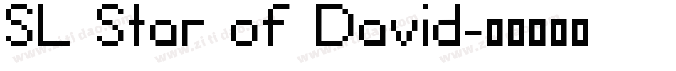 SL Star of David字体转换